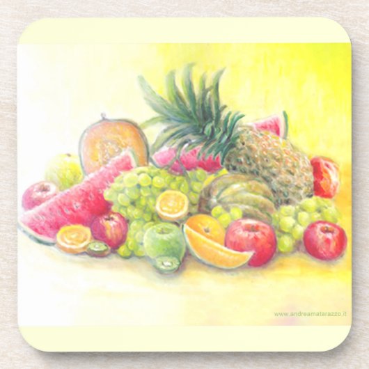 Dessous-de-verre Fruits heureux (Devant)