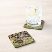 Dessous-de-verre Fugue peinture Abstraite par Kandinsky (Côté Droit)