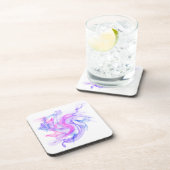 Dessous-de-verre Fumée Abstraite sur l'eau (Côté Droit)