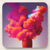 Dessous-de-verre Fumée colorée (Devant)