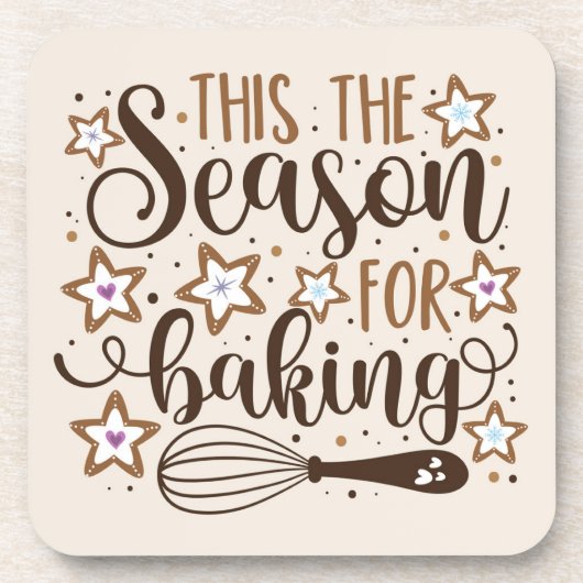 Dessous-de-verre Fun 'Tis Season for Baking Design (Devant)