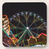Dessous-de-verre Funfair Ferris Wheel at Night (Devant)