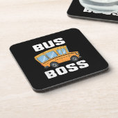 Dessous-de-verre Funny Bus Boss School Bus Driver (Côté gauche)
