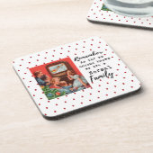 Dessous-de-verre Funny Christmas Coaster Retro Best Friend Normal (Côté gauche)