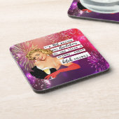 Dessous-de-verre Funny Christmas Coaster Retro Best Friend NYE (Côté gauche)