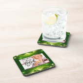 Dessous-de-verre Funny Christmas Coaster Retro Best Friend Santa (Côté Droit)