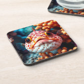 Dessous-de-verre Funny Fish and Coral Close  (Côté gauche)