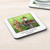 Dessous-de-verre Funny Wine Humor Coaster Set (Côté gauche)
