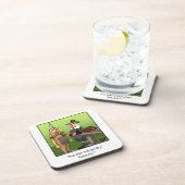 Dessous-de-verre Funny Wine Humor Coaster Set (Côté Droit)