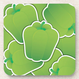 Dessous-de-verre Funy green pepper