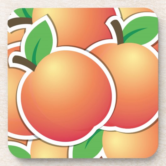 Dessous-de-verre Funy peach (Devant)