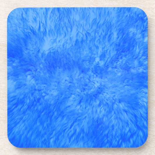 Dessous-de-verre Fur bleu (Devant)
