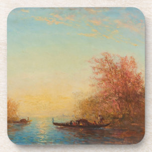 Dessous-de-verre Fusine, Environs De Venise - Félix Ziem