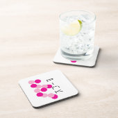 Dessous-de-verre Fusion rose harmonieuse (Côté Droit)