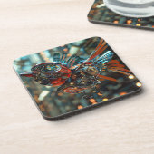 Dessous-de-verre Futur moineau électronique super propulsé (Côté gauche)