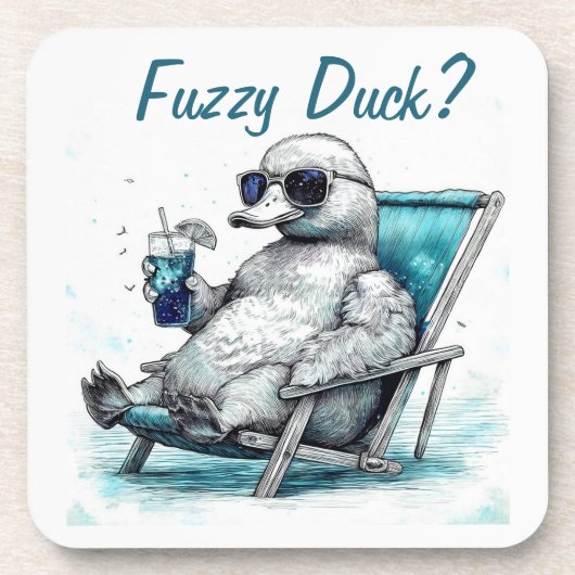 Dessous-de-verre Fuzzy Duck (Devant)