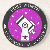 Dessous de verre FWAS en grès acrylique - sans pan (Devant)