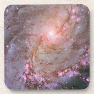 Dessous-de-verre Galaxie Spirale M83, Ablaze Avec Formation Star.