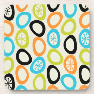 Dessous-de-verre Galets modernes du milieu du siècle 3