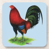 Dessous-de-verre Gamecock : Rouge foncé (Devant)