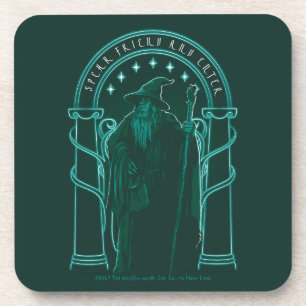 Dessous-de-verre GANDALF™ "Parle Ami Et Entre" Portes de Durin
