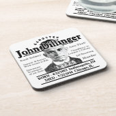 Dessous-de-verre Gangster John Dillinger (Côté gauche)
