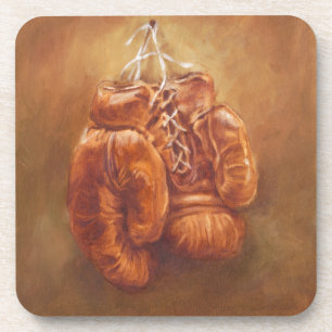 Dessous-de-verre Gant de boxe rustique des sports