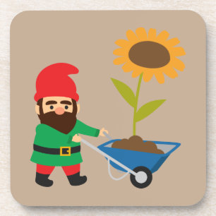 Dessous-de-verre Garden Gnomes mignon et coloré