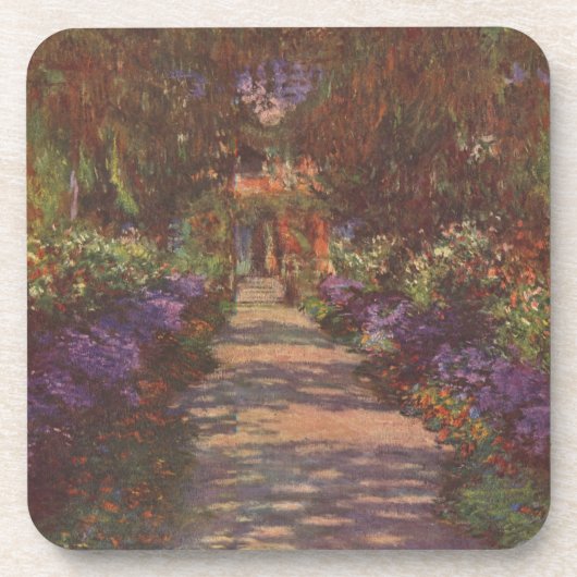 Dessous-de-verre Garden Way - Claude Monet - c1902 (Devant)