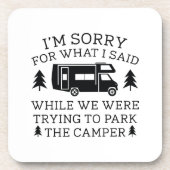 Dessous-de-verre Garez La Caravane (Devant)