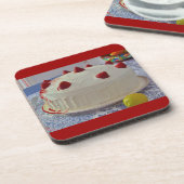 Dessous-de-verre Gâteau de fraise (Côté gauche)