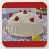 Dessous-de-verre Gâteau de fraise (Devant)