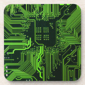 Dessous-de-verre Geek de la carte de circuit électronique Nerd PCB  (Devant)