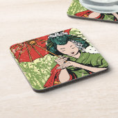 Dessous-de-verre Geisha (Côté gauche)