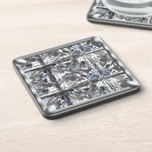 Dessous-de-verre Gemme blanche