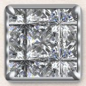 Dessous-de-verre Gemme blanche (Devant)