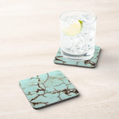 Dessous-de-verre Gemstone Series - Turquoise Cracked (Côté Droit)