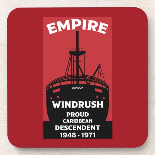 Dessous-de-verre Génération Windrush (Devant)