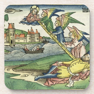 Dessous-de-verre Genèse 28 l'échelle de 10 Jacob, de 'Nuremberg