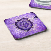 Dessous-de-verre Géode d'agate violet tombé (Côté gauche)