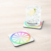 Dessous-de-verre géométrie de la roue d'évolution en polygone (Côté Droit)