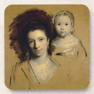 Dessous-de-verre Georgiana, comtesse Spencer et sa Madame de fille