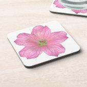 Dessous-de-verre Géranium rose (Côté gauche)