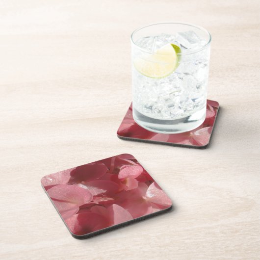 Dessous-de-verre Géranium rose : presque solide Rose clair (Côté Droit)