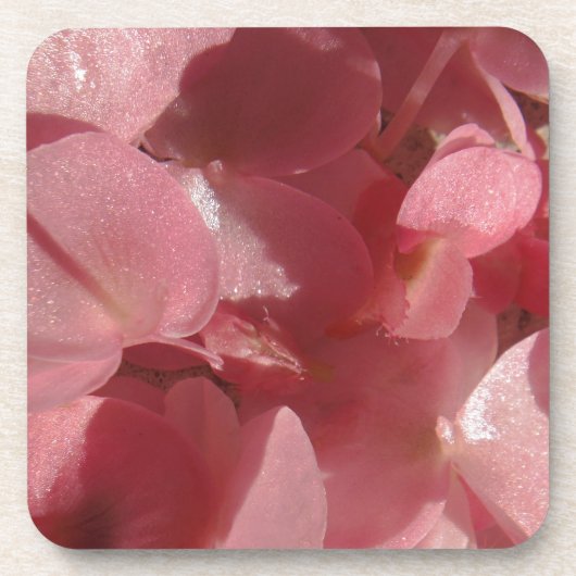 Dessous-de-verre Géranium rose : presque solide Rose clair (Devant)