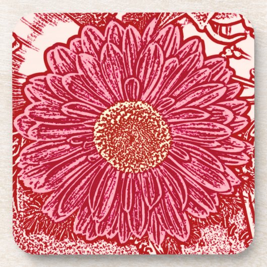 Dessous-de-verre Gerbera Daisy (Devant)