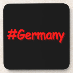 Dessous-de-verre "#Germany" Joli design. Commandez dès maintenant