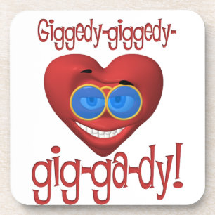 Dessous-de-verre Giggedy Funny Valentine