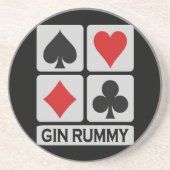 Dessous de verre Gin Rummy (Devant)
