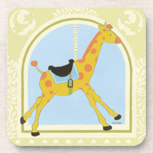 Dessous-de-verre Girafe avant juin Bruyère Vess de carrousel